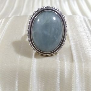 Vintage Doug Paulus aventurine statement ring